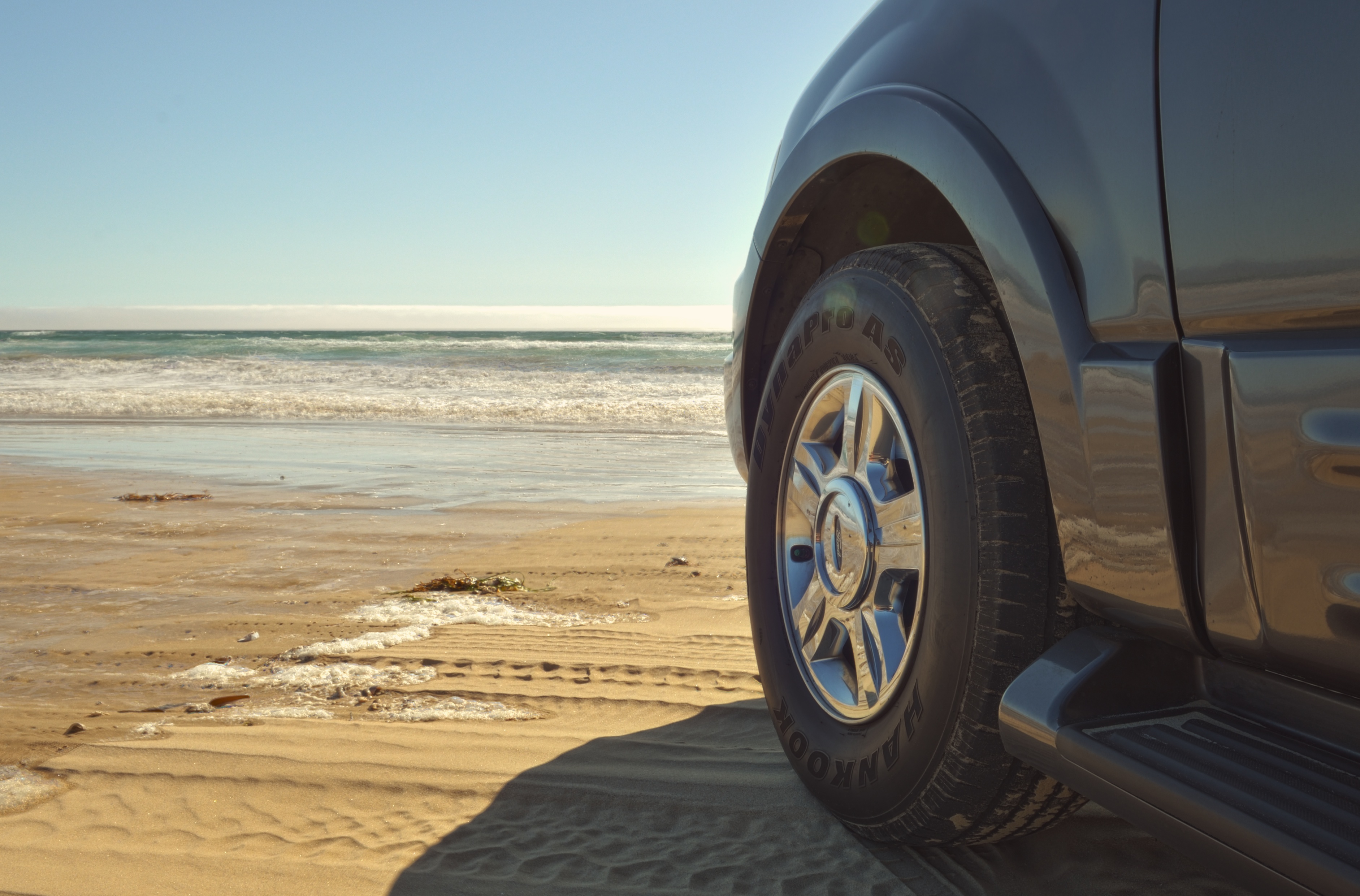 Driving on the beach - Driverless Cars - Adrian Flux