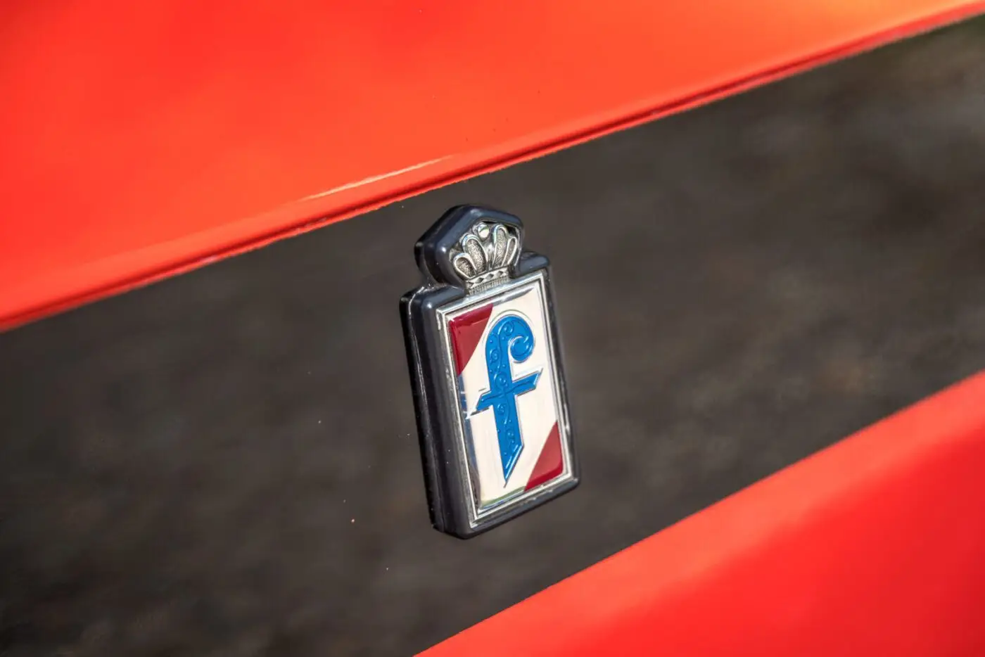 Lancia Montecarlo Farina badge