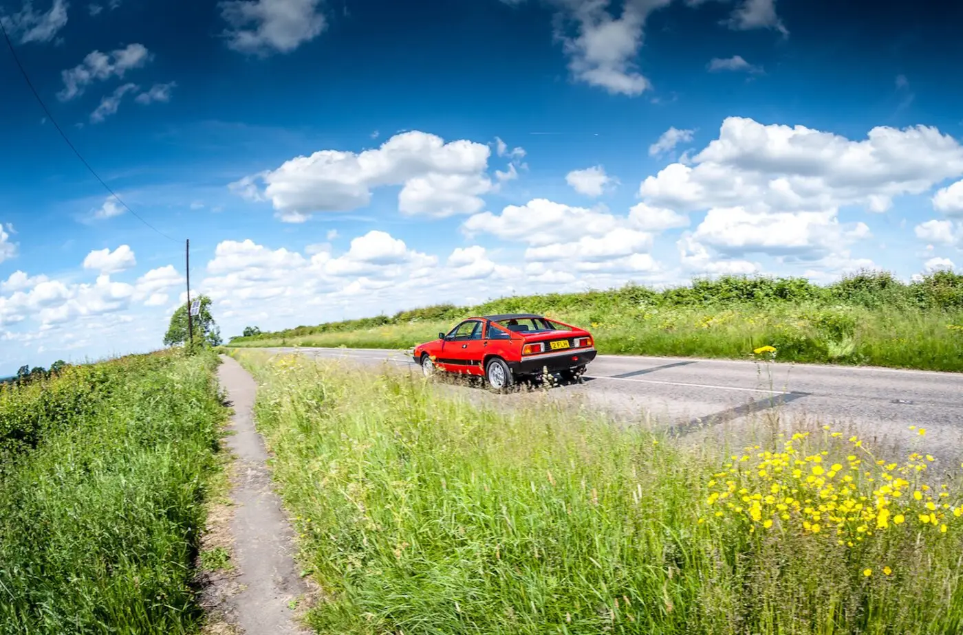 Lancia Montecarlo rear road