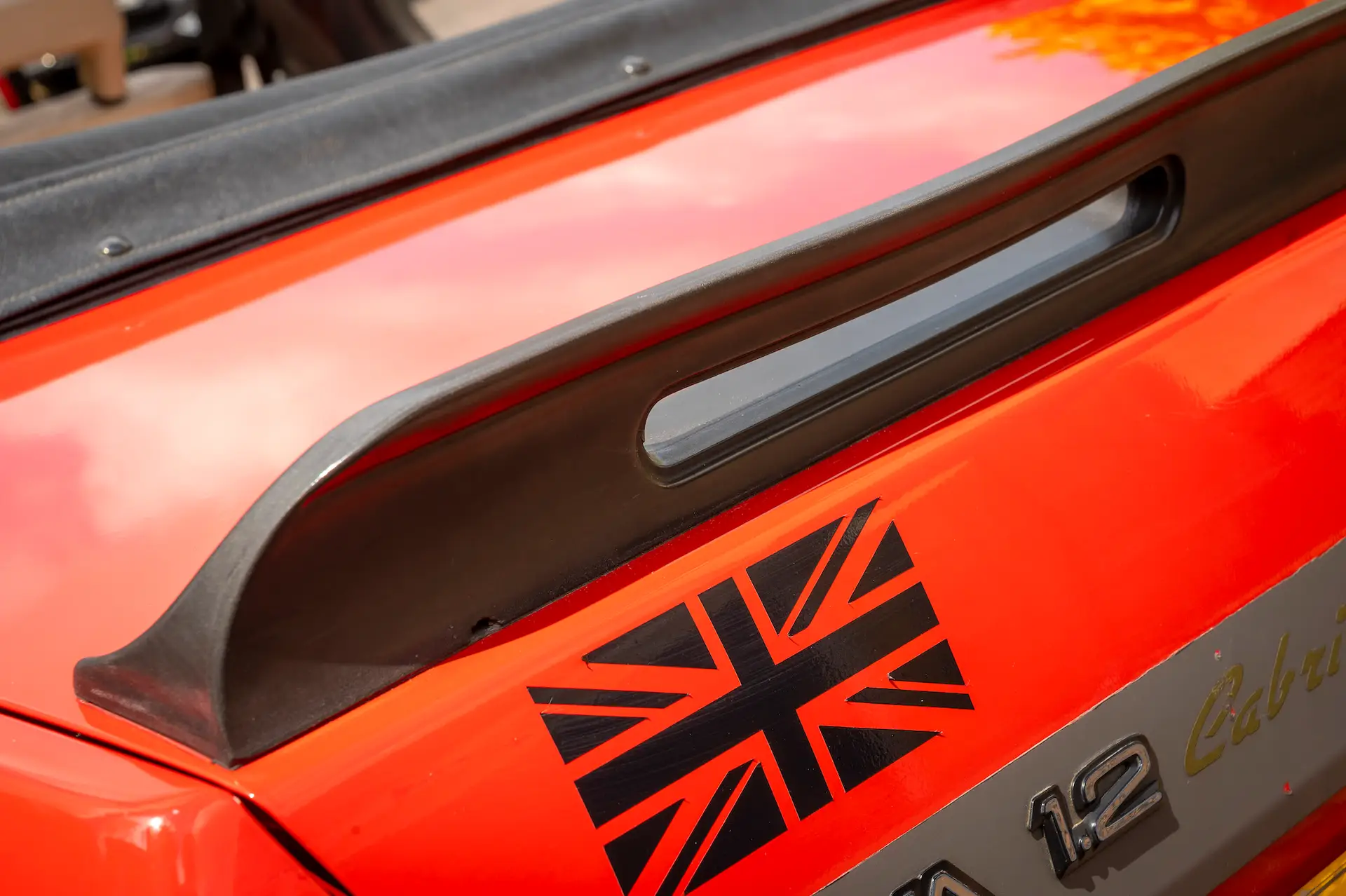 Vauxhall Nova Cabriolet rear spoiler