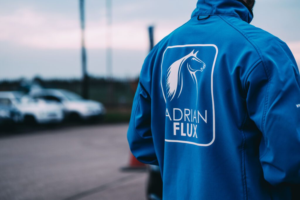 Adrian Flux jacket with logo | Adrian Flux